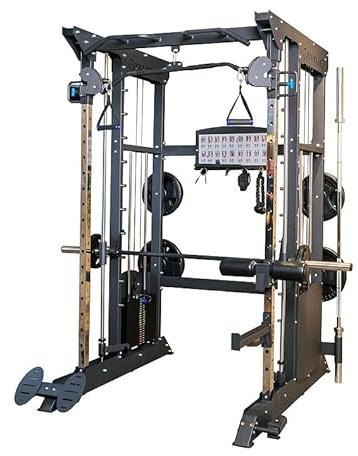 Multistazione Smith ION Fitness IF1100 - Torre di piastre da 200 kg - Design più compatto e la massima sicurezza nell'allenamento