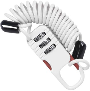 Antivol rétractable pour moto, combinaison à 3 chiffres, antivol rétractable, dispositif de verrouillage portable pour poussettes, bagages