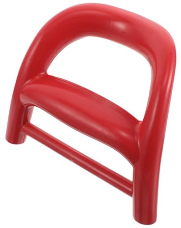 Amosfun Carrello per la spesa pieghevole portatile maniglia per il carrello della spesa maniglia del carrello plastica rosso