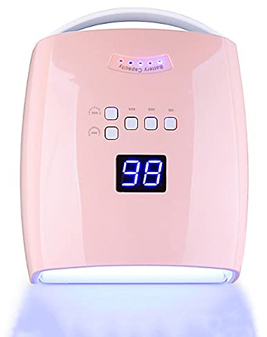 KRXSOBNV, Lampada for Unghie a LED Senza Fili, Lampada for Unghie in Gel Ricaricabile da 48 W Asciugatore for Unghie Senza Fili, Luci for polimerizzare Smalto Professionale Strumenti for Manicure for