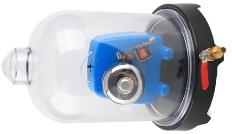 Aramox Kit de Démonstration de Physique Sonore avec Cloche Sous Vide, Capot en PVC Transparent pour Expériences de Laboratoire en Classe avec Conception Portable Légère