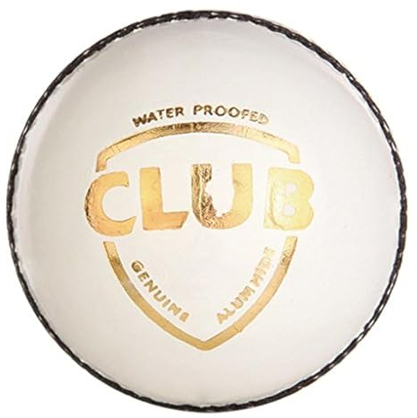 SG Club Cricketball, Leder, Weiß, 2 Stück