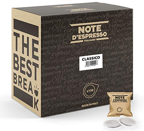 Note d'Espresso - Café Clásico - Cápsulas de Papel 44 mm, 150 bolsitas
