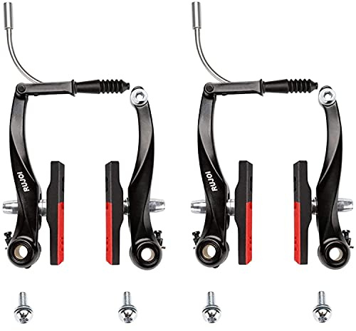 RUJOI Bike Brake kit,Bike V Brake Set with 72mm Superior V-Brake Shoes,Ideal for Mountain,BMX Bike Brake Set Upgrade