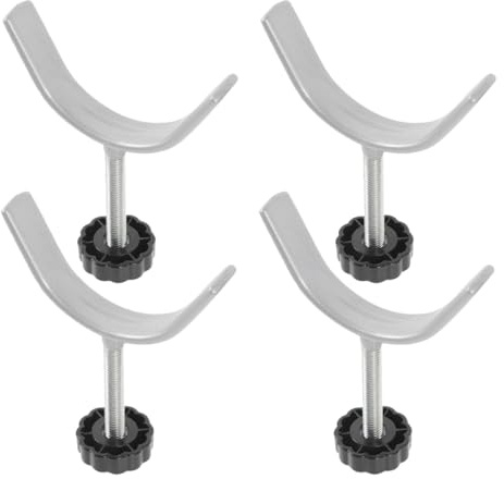 OSALADI Herrajes de Conexión para Pasamanos de Metal Cerrojo de Puerta de Alta Resistencia Pernos de Presión para Puertas de Bebés Accesorio de Compuertas de Presión Kit de 4 Piezas