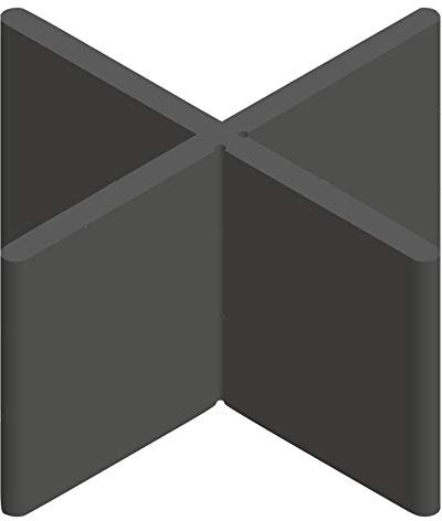 100 Stück GalaPower 3 mm Fugenkreuze für Terrassenpflaster, 30 mm Bauhöhe