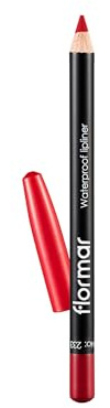 Flormar Lipliner Wasserfest - 233 Dramatic Red - Langanhaltender, Wischfester Lippenkonturenstift – Cremige Textur-für-Definierte Lippen – Für Alle Hauttöne Geeignet – Lip Pencil Naturton