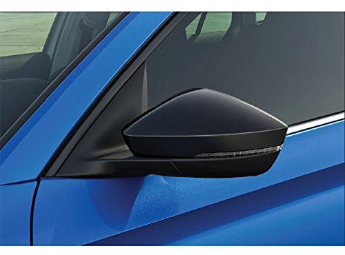 Skoda 654072530 Spiegelkappen Tuning Aussenspiegelkappen schwarz, nur ohne Spurwechselassistent