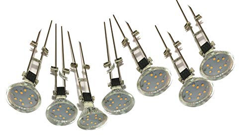 Moderne LED-Seilsystem-Strahler-Spotleuche-Schienensystem 7 x 3 Watt Decken-Wand-Schaufenster-Leuchte Spotlampe Spotligh (7 - flammig)