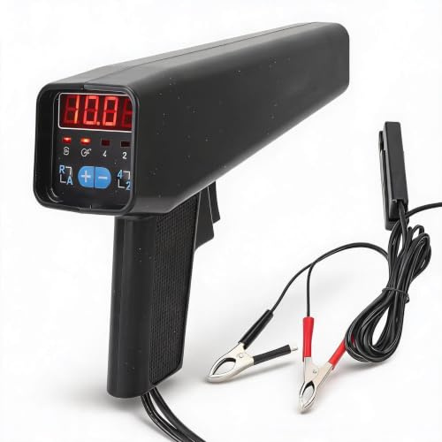 Lumière de Synchronisation Numérique 12 V avec Clip de Capteur Coulissant – Testeur de Bobine D'allumage de Moteur à Essence Inductif, Outil Automobile pour Voiture Moto Marine