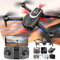 Drohne mit Kamera 1080p hd, 4K HD FPV Video faltbare Drone, RC Quadcopter mit Höhenhaltung und Headless Modus für Anfänger, 3D Flip, Höhenhaltung,Schwerkraft Sensor Drohne (05bürstenlos)