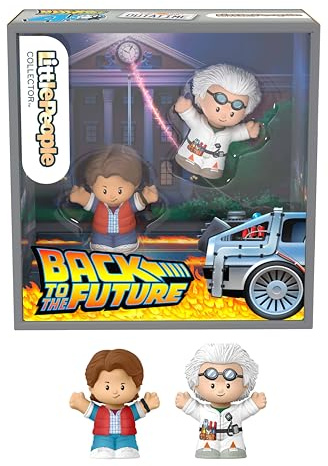 Little People Collector Back to the Future Special Edition Set for Movie Fans, 2 Figures in a Display Package