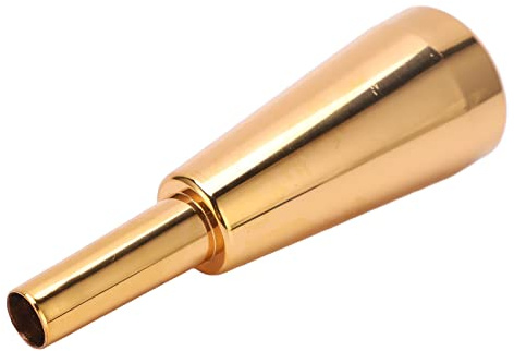 SPYMINNPOO Bocchino per Tromba in Metallo Sostituibile 3C per Trombe Standard con Lucentezza di Lunga Durata (GOLD)
