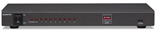 Splitter HDMI 4K - Marmitek Split 418 UHD - 1 Entrada / 8 Salidas - Ultra HD - 4K - Divisor HDMI - 3840 x 2160 - HDCP 2.2 - Interruptor EDID - Amplificador Incorporado - Duplicador HDMI - Duplicar