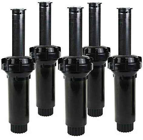 Toro Arroseur escamotable, série 570, buse Quart de 7,6 cm et 4,6 m, Lot de 5, Noir