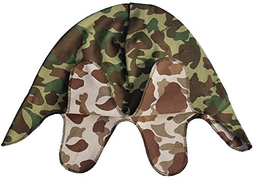 Cubierta para casco M1, diseño de camuflaje del Pacífico, réplica de la Segunda Guerra Mundial