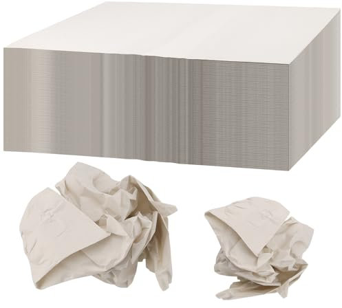 SEUNMUK 500 Sheets White Newspaper Offcuts Packing Paper, A3 Newsprint Paper, Newspaper Wrapping Paper for Moving Shipping, Box Filler, Packing,16.5 x 11.7 Inch