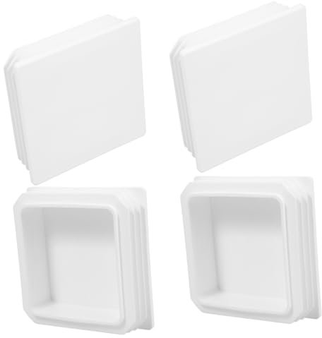 OSALADI 4pièces Capuchon De Poteau De Clôture Protection Étanche Pour Tubes Carrés Couvercle De Poteau De Jardin Et Sécurisation Des Corridors