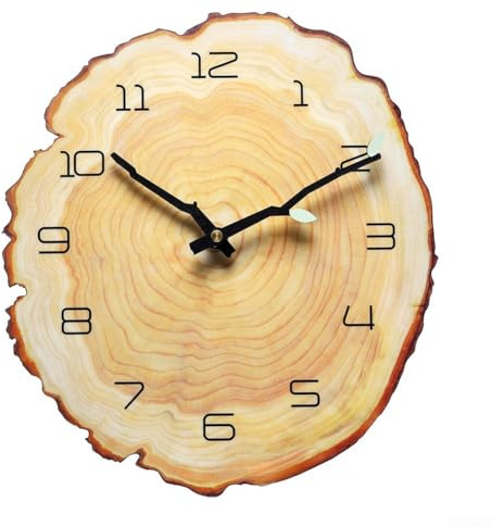 Orologio da parete da 12 pollici con lancette luminose e design ad anello annuale, movimento silenzioso per camera da letto, ufficio o soggiorno, creativo decorativo, elegante per design moderno e