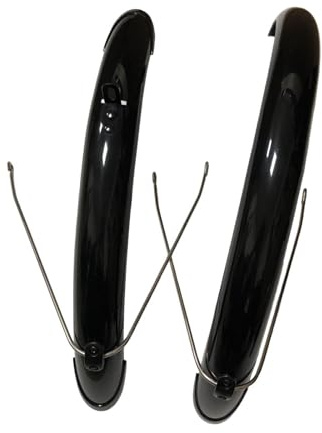 blloocod Garde-Boue Vélo Pliable 20 Pouces (50.8 cm) - Set Avant et Arrière Noir pour Vélos Pliants- Style A