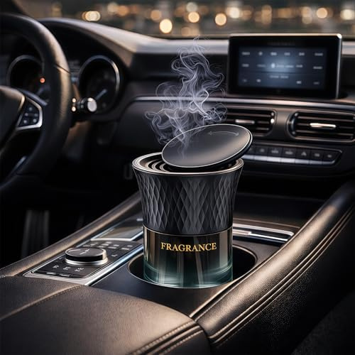 Profumatore Auto 110 ml ad Alta Capacità – Diffusore di Fragranza dal Profumo Legnoso Maschile, Diffusione Naturale, Fragranza di Lunga Durata, per Auto/SUV/Camion
