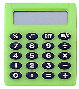 Calcolatrice Mini portatile elettronica di colore della caramella calcolatore studenti delle scuole Usa