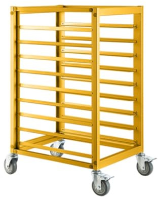 Chariot de boulangerie mobile avec roulettes, support à pain en acier inoxydable pour boulangeries, restaurants, hôtels