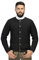 Hochwertige Herren Strickjacke Anton - Trachtenjacke aus Wolle - Cardigan Jacke in Anthazit oder Grau - Anton (L, Anthrazit)