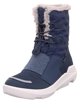 Superfit Mädchen Twilight Schneestiefel, Blau 8010, 35 EU