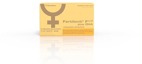 Fertilovit® For2 plus DHA - Premium Vitamine für Schwangerschaft und Stillzeit - Mama & Baby - 60 Kapseln - 1-Monatspackung
