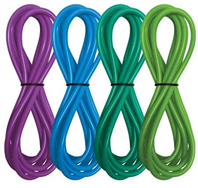 Red Sea ReefDose Deluxe 4 Color Dosing Tube Kit Blue Green Purple Lime | Saltwater Marine Aquarium Dosing Pump Tubing Set Hose