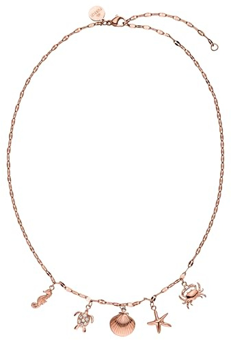 Purelei Underwater World Kette Damen (Roségold) – Halskette Damen aus langlebigem Edelstahl – Wasserfeste Kette mit Anhänger – 40-45 cm Länge verstellbar – Halskette für deinen individuellen Look
