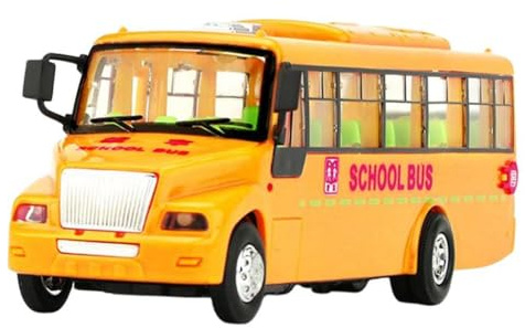 POXZSFX Camión Interactivo para niños, vehículo de ingeniería, Aprendizaje Creativo, Desarrollo de Habilidades motoras, autobús Escolar, Juguete, Juego de Gateo simulado