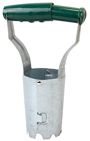 1 pz lampadina fioriera metallo giardino bulbo piantagione strumento maniglia lampadina fioriera per scavare e riempire foro coerente piantare fiori