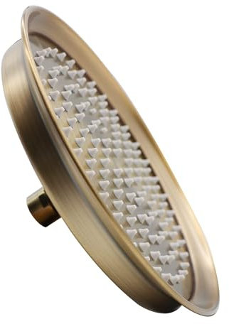 Antique Fixed Shower Head, 228mm Round Rain Shower Head Suitable for Bathroom Shower High Pressure Rainfall Showerhead - GETSHOWERSET