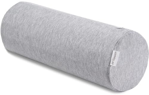 Flowen Nackenrolle mit Bezug 40x15 cm Kissenrolle aus Memory Foam Multifunktionales Nackenkissen Rollen Kissen zum Schlafen im Liegen und zur Unterstützung von Rücken und Beinen für Bett und Sofa