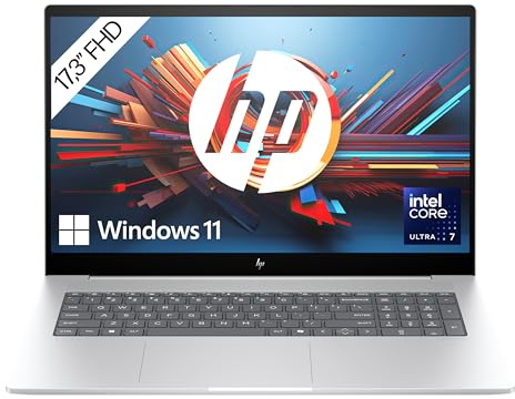 HP Envy Laptop | 17,3 FHD Touchscreen | Intel Core Ultra 7 155H | 16 GB DDR4 RAM (2X 8 GB) | 1 TB SSD | Intel Arc Graphics | Windows 11 Home | Copilot+ Key | QWERTZ Tastatur | Silber