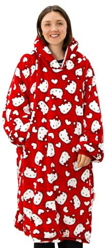 Character World Womens Helvhthb002uk Hooded Fleece Blanket, Red, 110 X 95cm UK