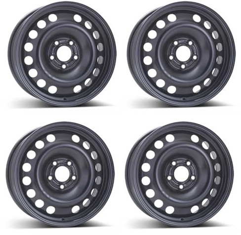 4 llantas de acero Alcar 4-9045 6.5Jx16 ET37 5x110 compatibles con Opel Astra H Astra Meriva Zafira