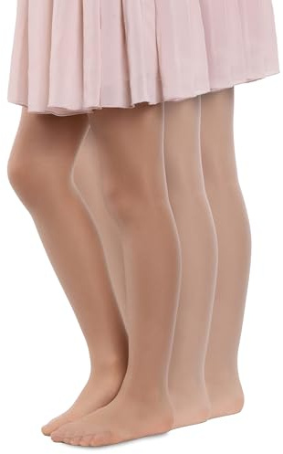 MANA MANA Medias Para Niñas: Elegantes Y Cómodas Para Cualquier Ocasión, Escuela Y Atuendo. Medias Escolares Versátiles, Finas Y Transparentes. Fabricadas En Italia