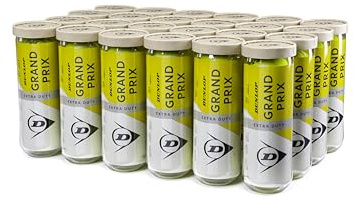 Dunlop Grand Prix Tennis Balls (24 Can Case (72 Balls), Extra Duty)