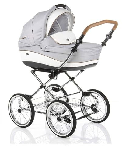 Kinderwagen-Set 2 in 1 Retro inkl. Sportsitz - 11 Teile - in 5 Farben