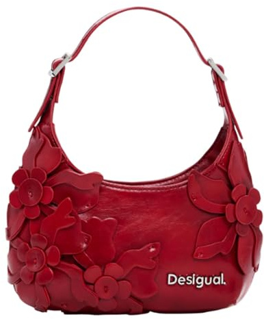 Desigual borsetta borsa a tracolla Reprise Red Valentine Haiti Hand Bag Carmine rosso