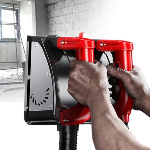 SAYEYBU Electric Wall Planer, Concrete Shovel Machine, Handheld Power Wall Scraper, Electric Wall Planing Machine, Concrete Shovel Shovel Wall Machine,Red