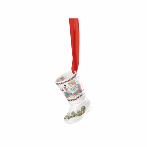 Hutschenreuther - Botas de Porcelana (2,7 x 4,5 x 5,2 cm), Color Blanco