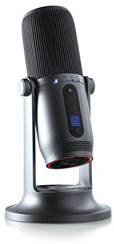 THRONMAX MDRILL ONE PRO (M2PG) - USB Condenser Microphone - VERTIGAIN Technology & 16-bit/48KHz Audio Recording - Slate Grey