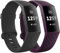 superpow 2 Pack Fitbit Charge 4 Strap/Fitbit Charge 3 Strap,Replacement Strap Compatible with Fitbit Charge 3 Strap/Fitbit Charge 4 Strap,Soft Sports Watch Strap Wristbands for Women Men,Small Large