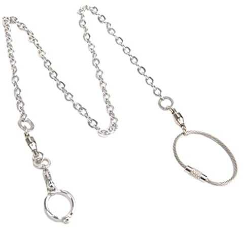 POPETPOP Chaîne en Acier Inoxydable pour Oiseaux avec Harnais Volant - Laisse Légère Et Portable pour Perroquets Et Calopsittes Accessoire Idéal pour Promenades en Plein Air