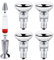 4-Pezzi Lava Lampadina E14 30W R39 SES Lampadina a Incandescenza, Luce Calda 2700K, 340LM, AC 230V, Lampadina Filamento R39 Attacco Piccolo per Lavalamp, Lampade a Lava, Lampada Vulcano (Argento)