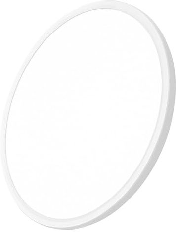 20 Inch Large LED Flush Mount Ceiling Light, 40W,4350LM, 3000K/4000K/6000K CCT Selectable,White Round Flat Panel Light Low Profile Ceiling Light Fitures for Hallway, Kitchen, Bedroom, Laundry Room